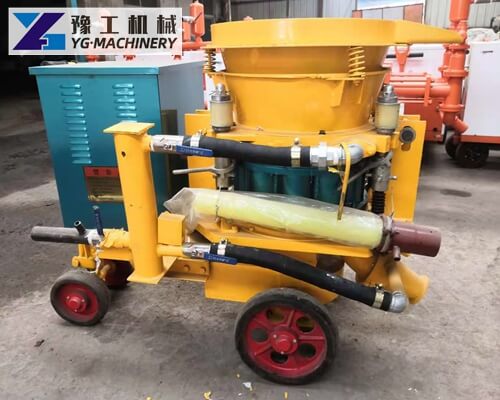 concrete spraying machine