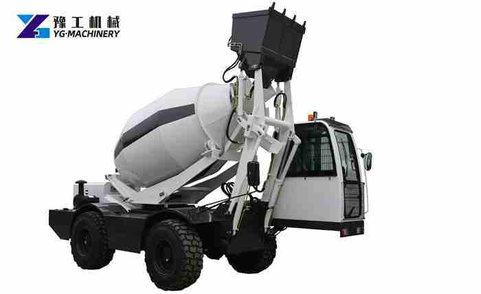 self loading concrete mixer truck