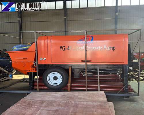 portable concrete pump equipment for concrete pouring