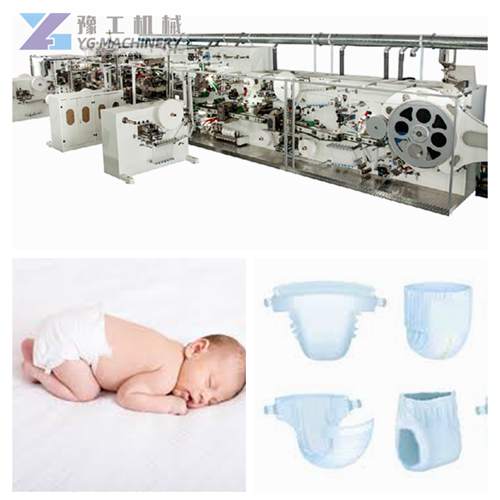 T shape diaper making machine