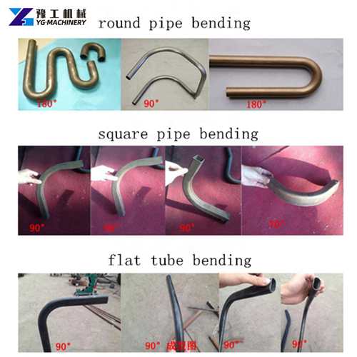 Electric square round flat pipe bender