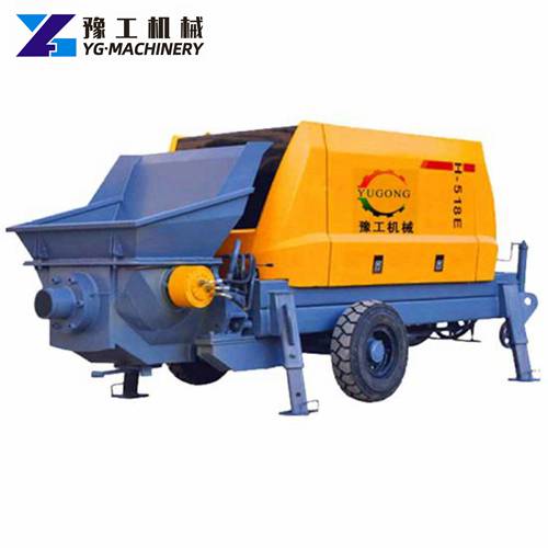 concrete construction mixer pump machine