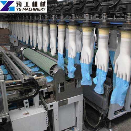 rubber hand gloves manufacturing machine