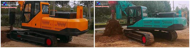 Hydraulic pile driver for sale in Philippines | Working case