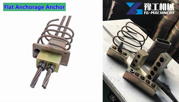 Construction Material Prestressed Flat Anchorage Anchor