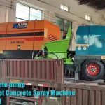 concrete pump exported to russia