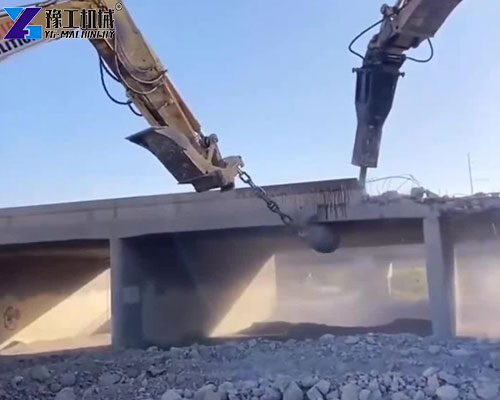 concrete demolition breaker