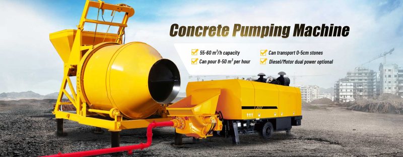 Concrete pumping equipment