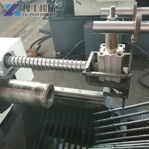 Cylindrical threaded sleeve production line - tapping machine