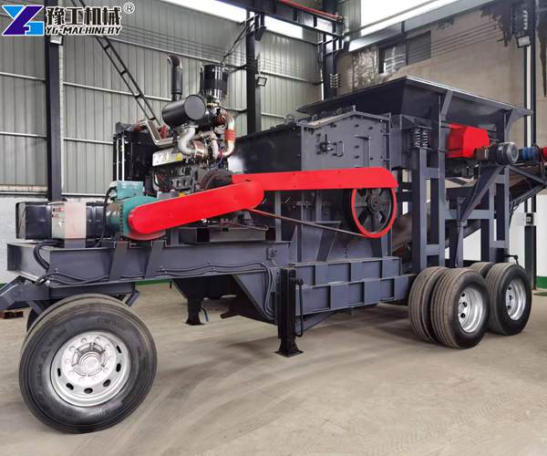 mobile stone crusher plant