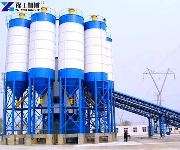 HZS180 concrete mixing plant