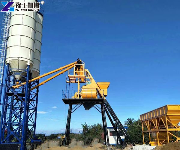 HZS35 ready mix concrete plant