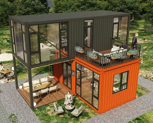 luxury shipping container house