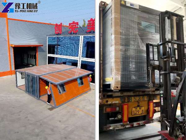 container expandable home delivery and installation
