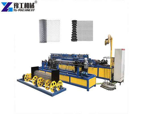 automatic chain link fencing machine