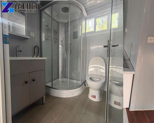 prefab container house toilet