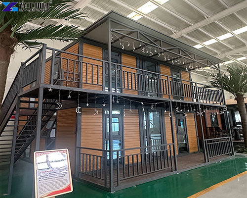 2 floor prefab container complex