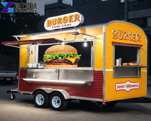 burger food trailer