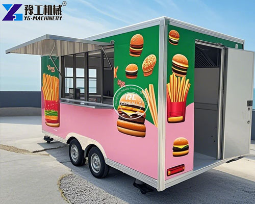 snack vending catering cart