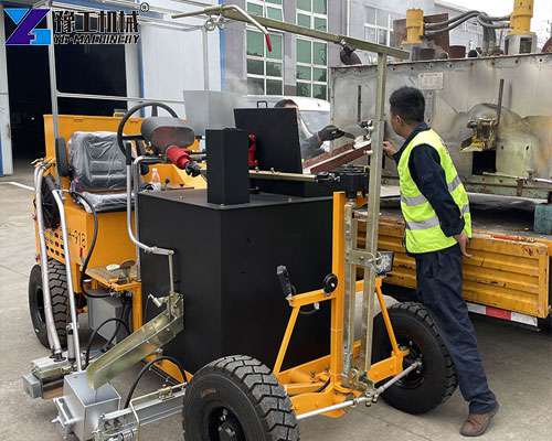 automatic thermoplastic road marking machine
