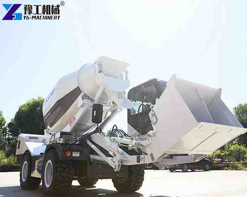 self loading concrete mixer truck