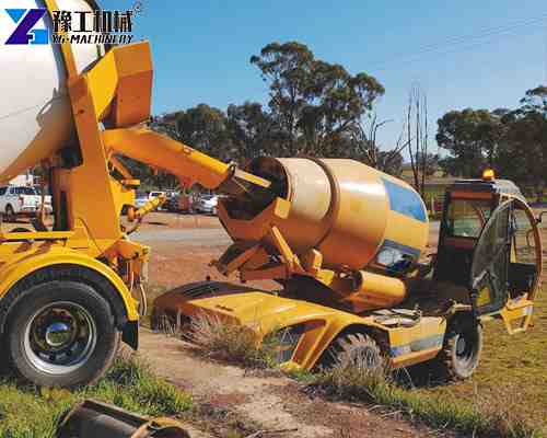 self loading mobile concrete mixer