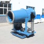 Dust Suppression Machine Sold to Singapore: A Real Solution for Urban Jobsite Dust Problems 60m dust suppression cannon