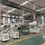 fog cannon sprayer display