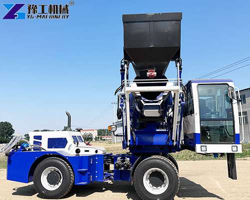 self loading concrete mixer YG machinery