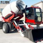 Self-Loading Mixer Sold to Laos self loading concrete mixture