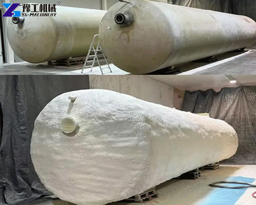 polyurethane spray machine for tank coating and corrosion protection