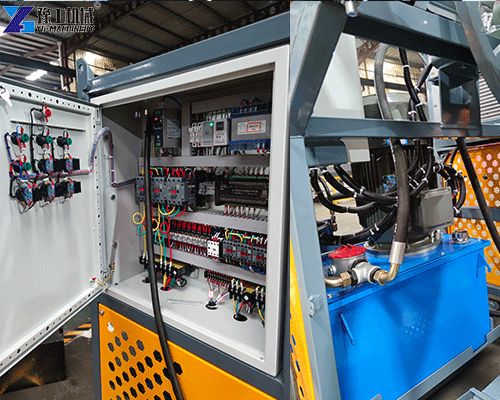 Internal structure of the dredging robot