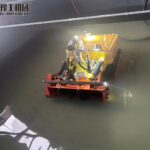 desilting robot for wastewater treatment