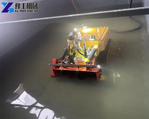 desilting robot for wastewater treatment