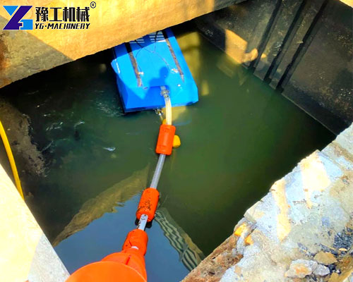 remote control dredging robot for culvert cleaning