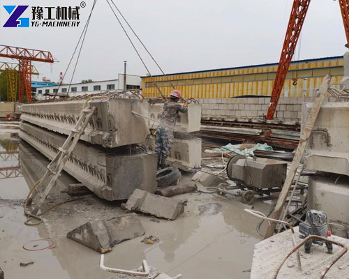 concrete wire saw cutting machine for reinforced concrete