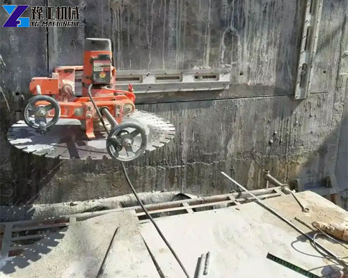 construction concrete wall cutting machine for structural modification