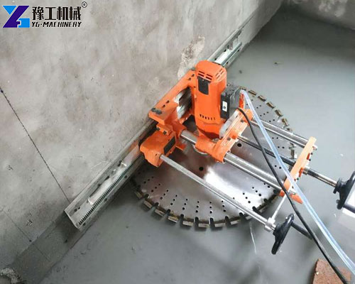 electric concrete wall saw cutting precision door and window openings