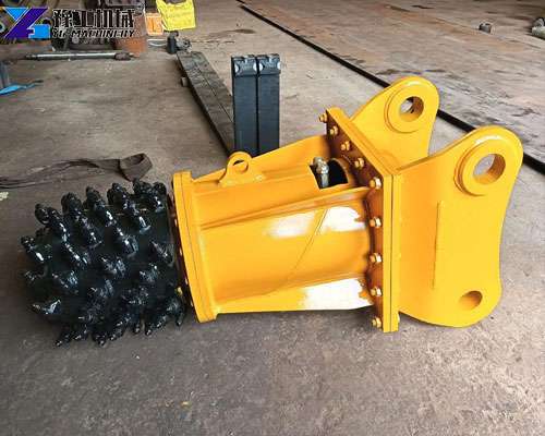 excavator drum cutter for rock milling