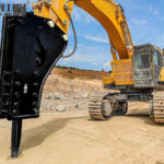 excavator hydraulic hammer for mining and concrete breaking