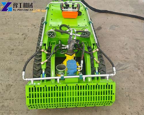 pond liner protection dredging robot design