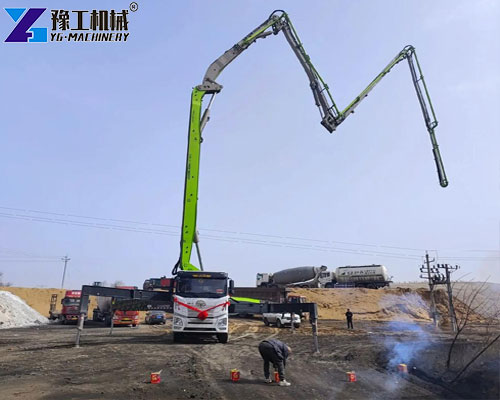 57m concrete boom pump truck