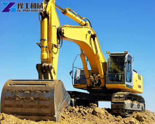 6 cylinder mining excavator assembly