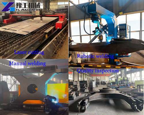 excavator manufacturing process details