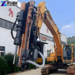 hydraulic rock drill and splitter 40 ton excavator