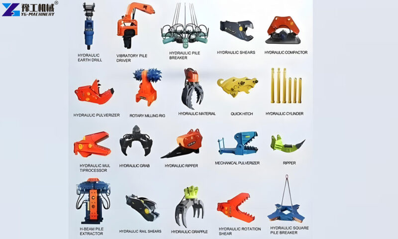 large excavator attachments