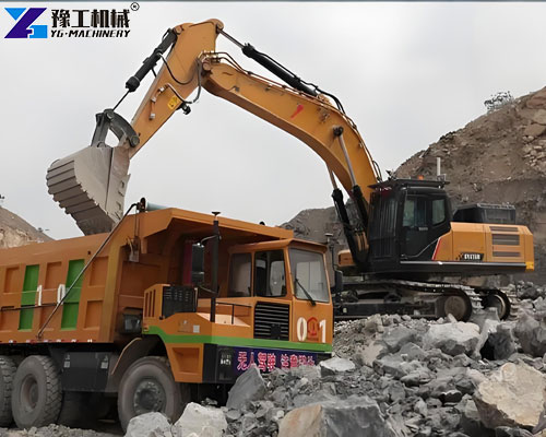 big mining excavator