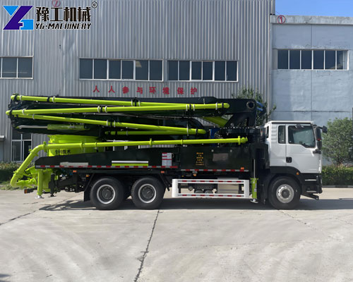 concrete boom pump truck