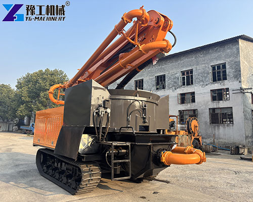 crawler concrete boom pump