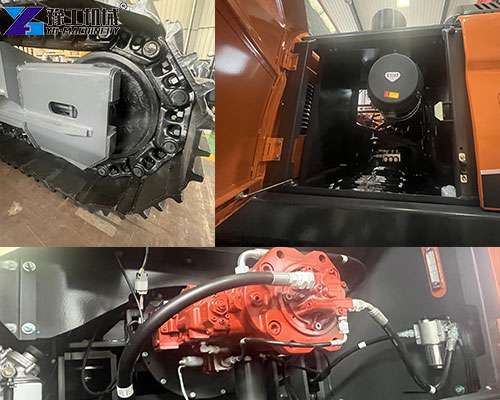 crawler excavator hydraulic system internal structure